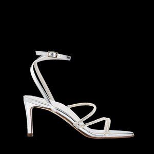 Inez Sofia: Silver Metallic with Crystals Size 8.58.5 / Standard. NEW